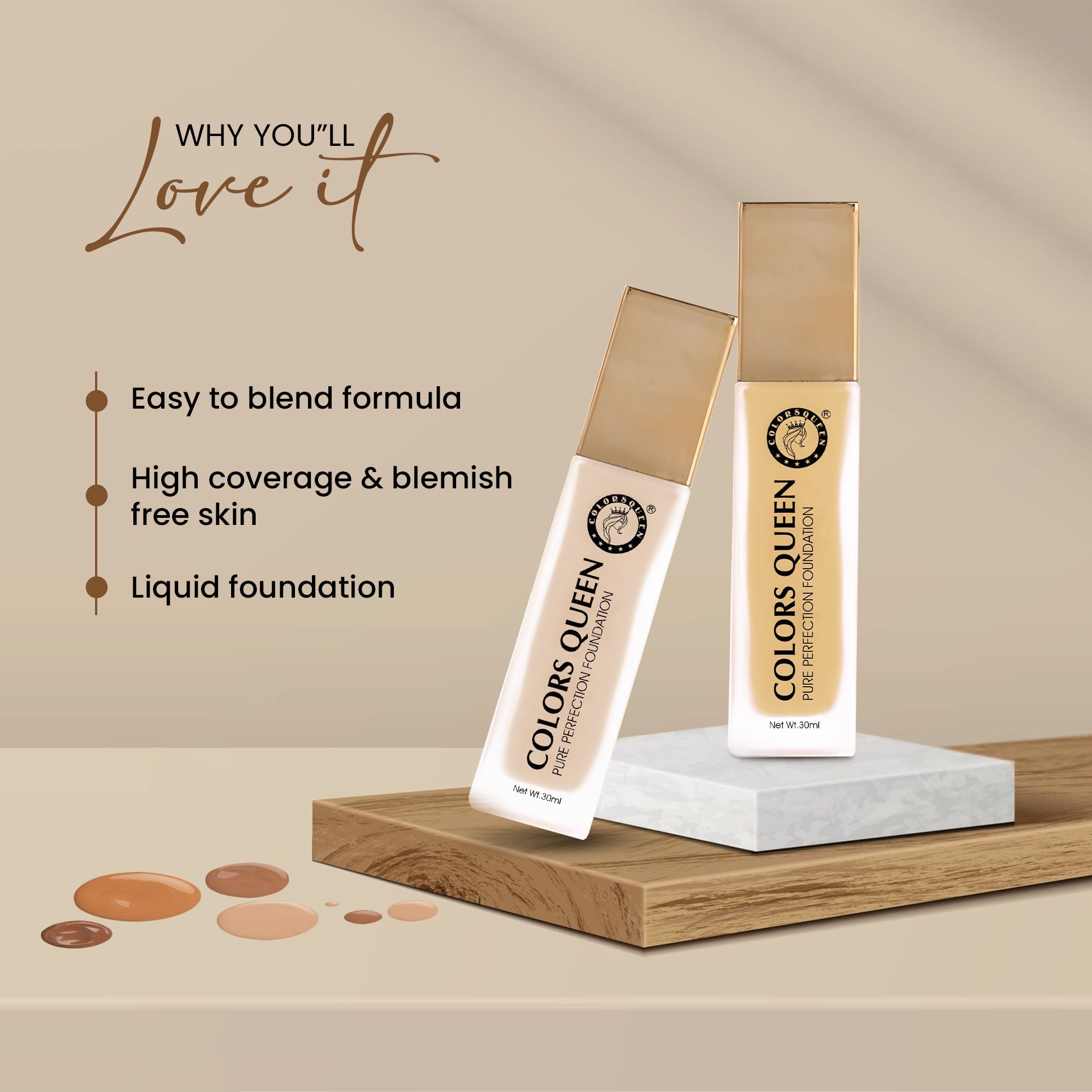 Colors Queen Pure Perfection Foundation