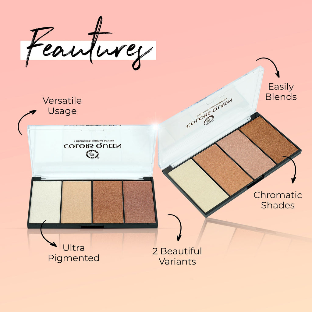 Colors Queen Four Colors Highlighting Powder