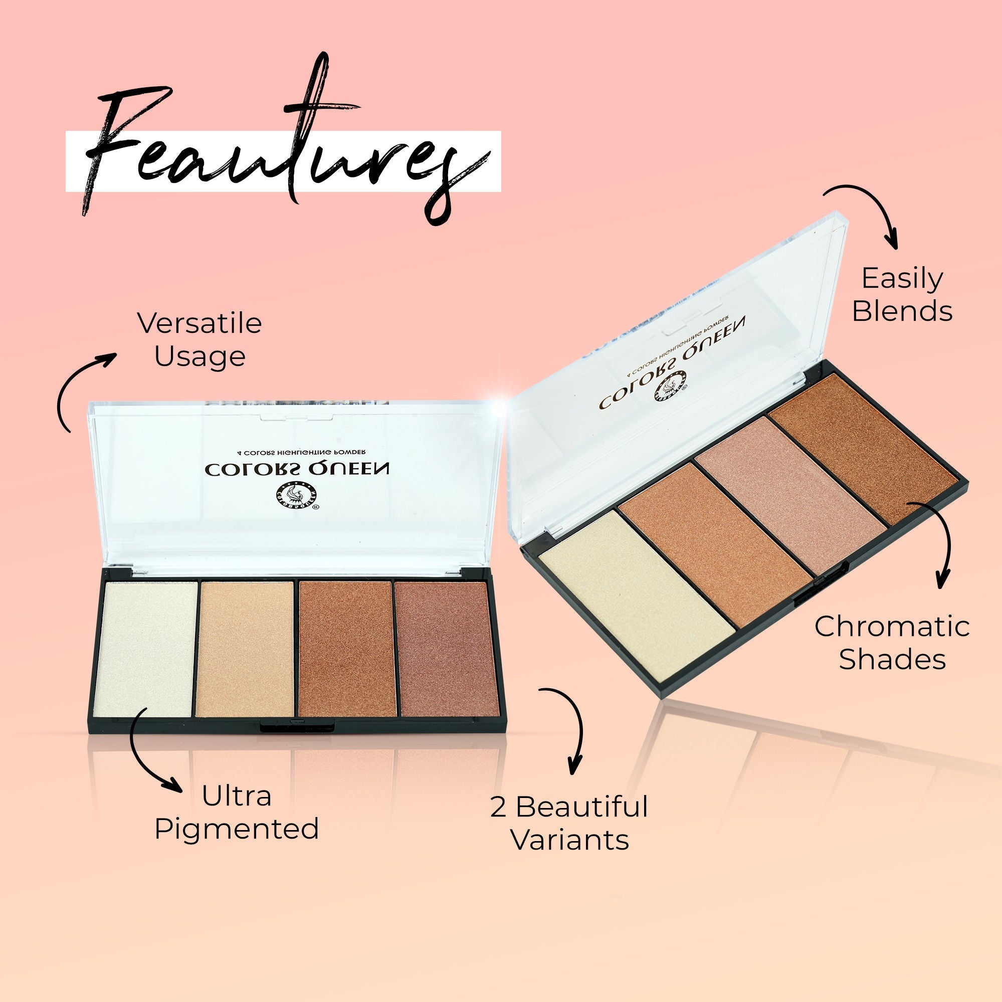 Colors Queen Four Colors Highlighting Powder