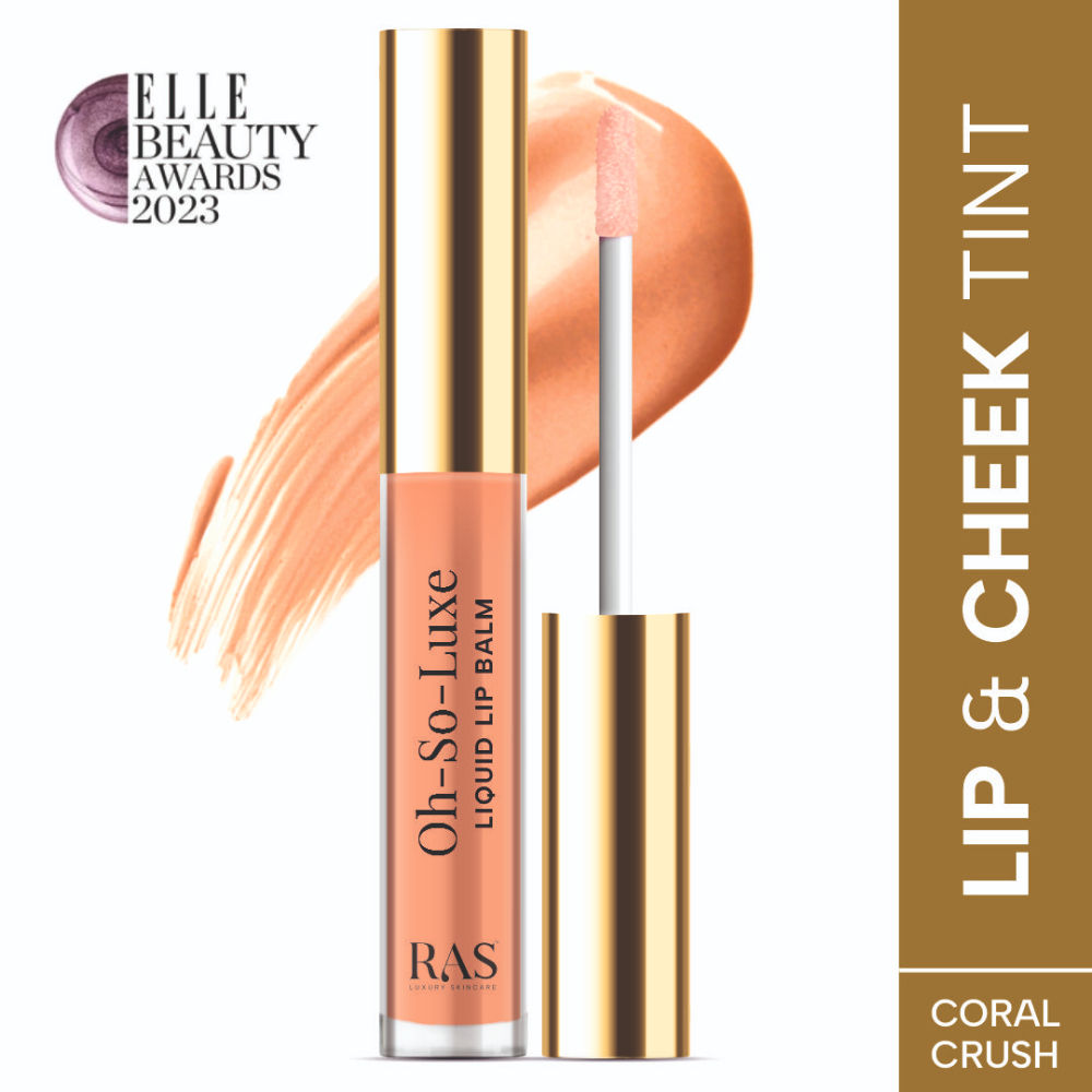 Ras Luxury Oils Oh So Luxe Lip & Cheek Tint Balm with Vitamin E, Shea Butter