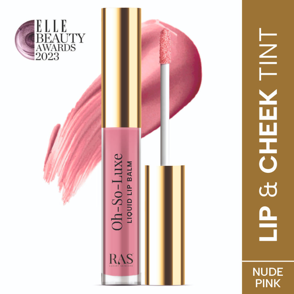 Ras Luxury Oils Oh So Luxe Lip & Cheek Tint Balm with Vitamin E, Shea Butter