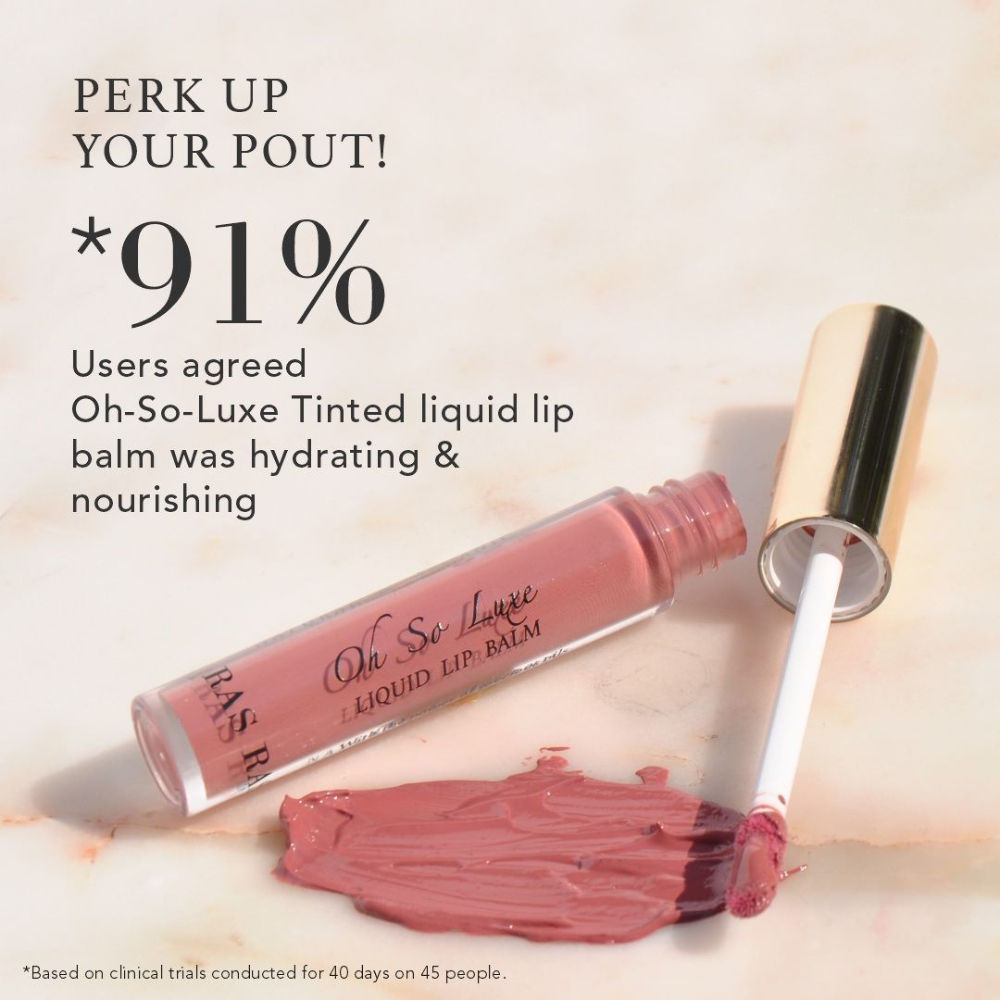 Ras Luxury Oils Oh So Luxe Lip & Cheek Tint Balm with Vitamin E, Shea Butter