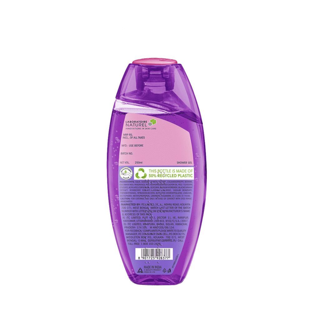 Fiama Shower Gel Blackcurrant & Bearberry Body Wash, Radiant Glowing & Hydrating Skin