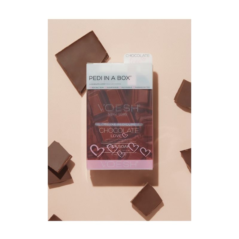 VOESH Deluxe Pedicure In A Box (4 Step) - Chocolate Love