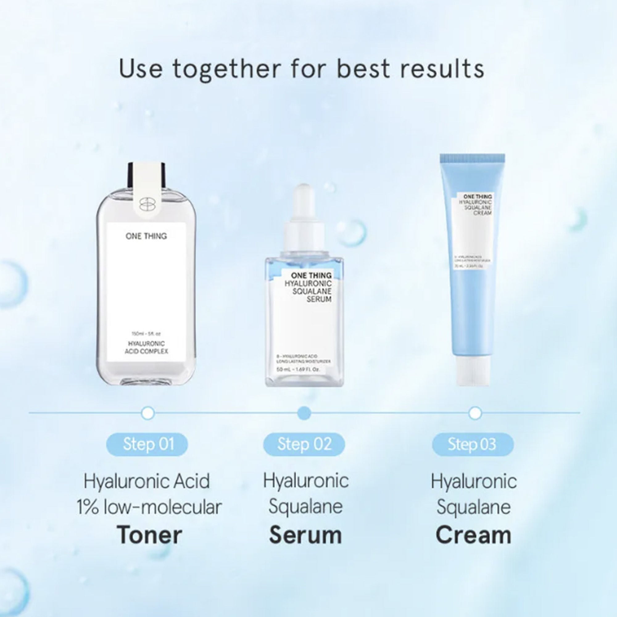ONE THING Hyaluronic Squalane Cream