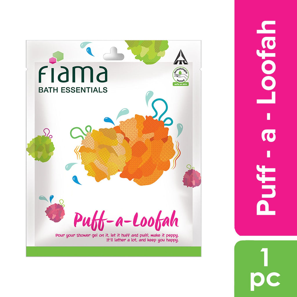 Fiama Bath Essentials Puff-a-Loofah(Color May Very)