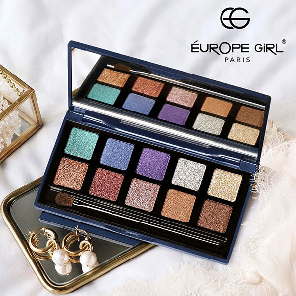 Europe Girl 10 Colour Eyeshadow Secret Palette
