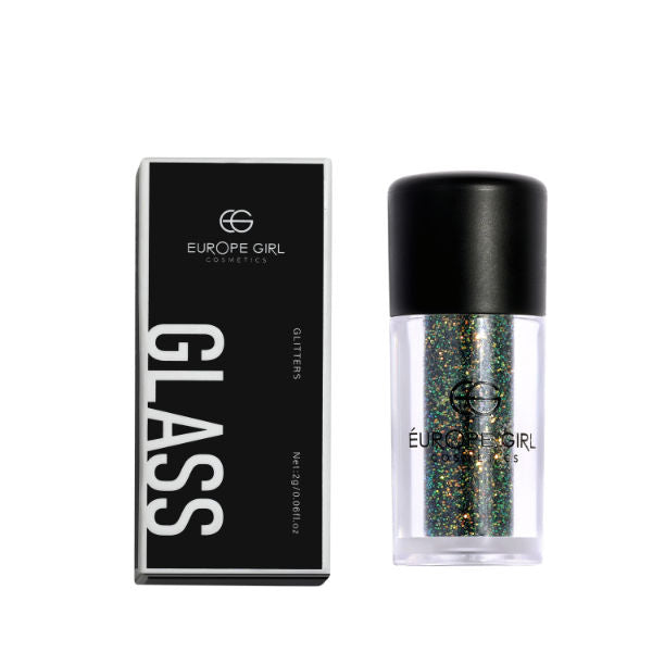 Europe Girl Single Diamond Pigment Glitter Glass