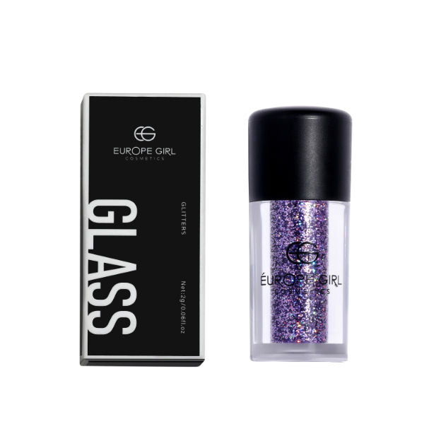 Europe Girl Single Diamond Pigment Glitter Glass