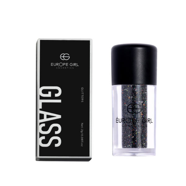 Europe Girl Single Diamond Pigment Glitter Glass