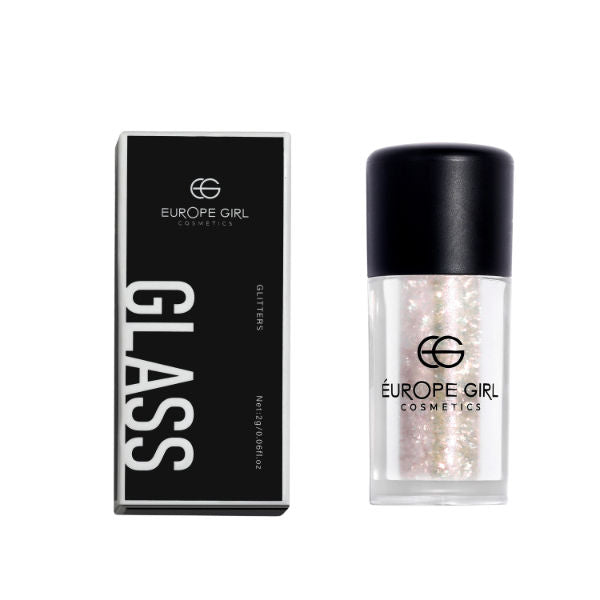 Europe Girl Single Diamond Pigment Glitter Glass