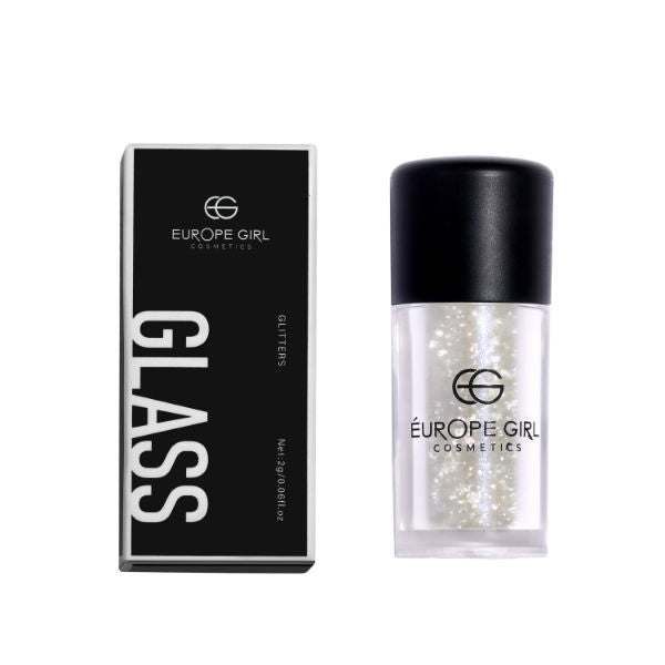 Europe Girl Single Diamond Pigment Glitter Glass