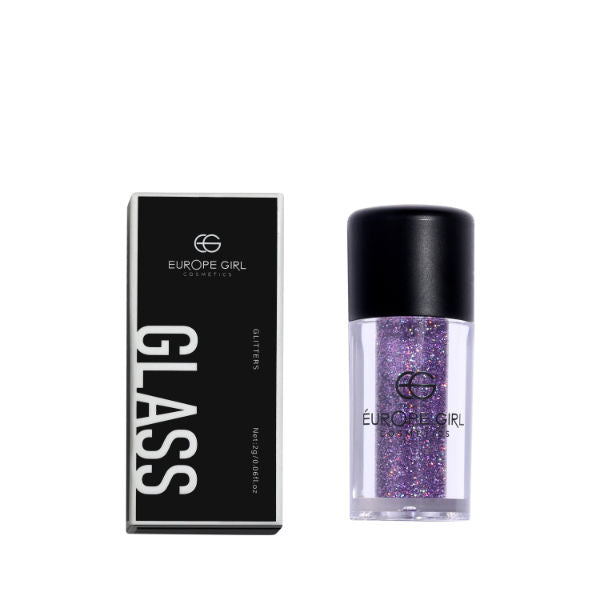 Europe Girl Single Diamond Pigment Glitter Glass