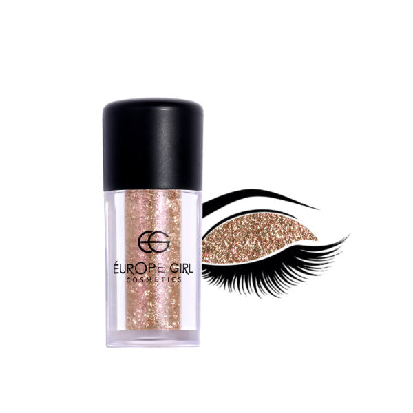 Europe Girl Single Diamond Pigment Glitter Glass