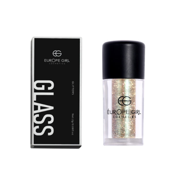 Europe Girl Single Diamond Pigment Glitter Glass