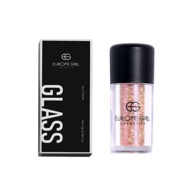 Europe Girl Single Diamond Pigment Glitter Glass