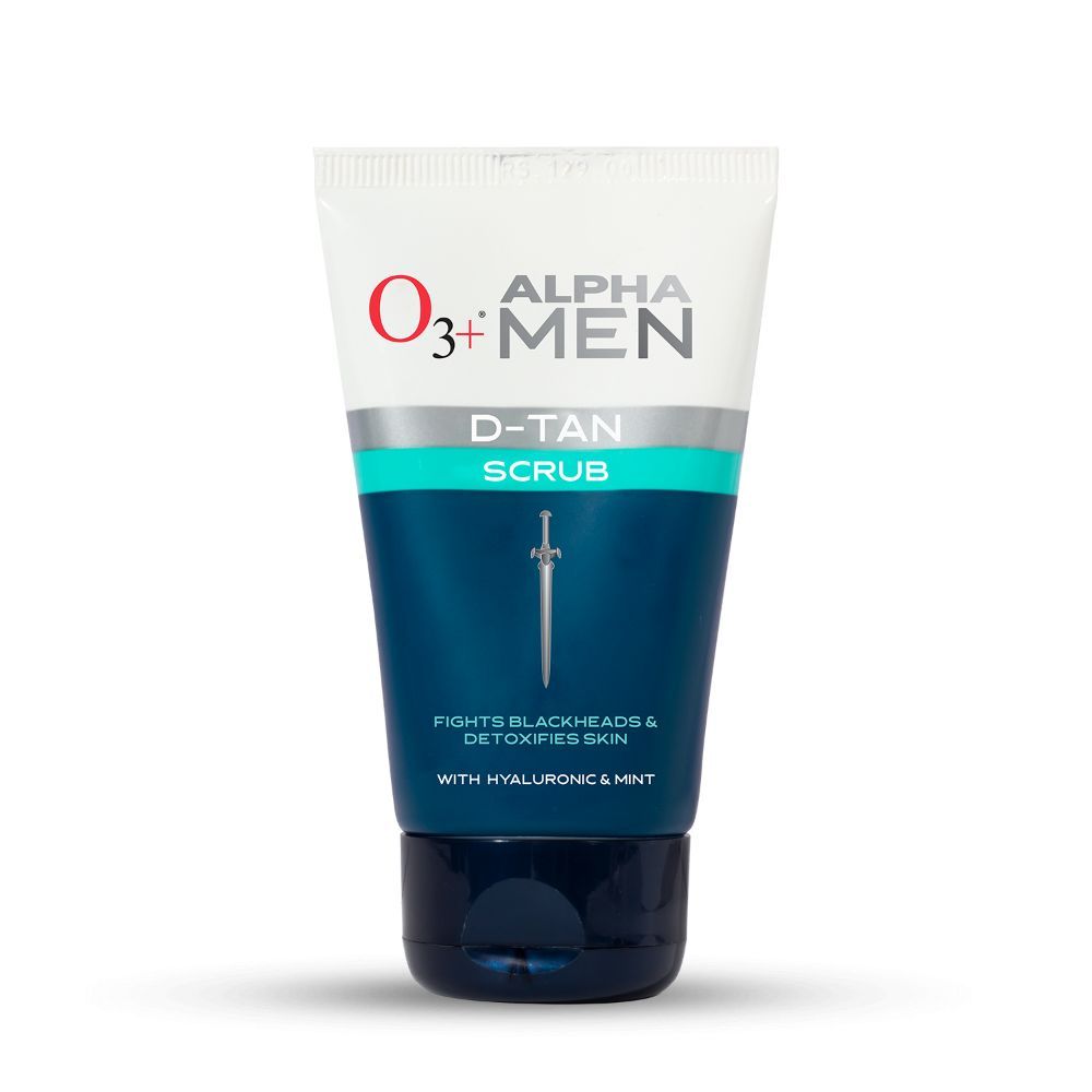 O3+ Alpha Men Dtan Scrub For Blackheads & De Tan