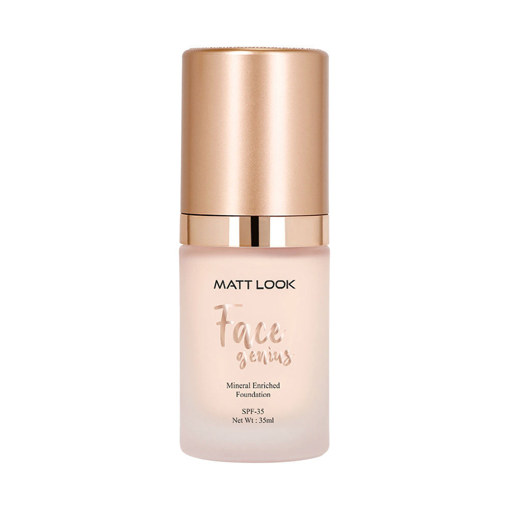 Matt look Face Genius Mineral Enriched Weightless Matt Finish Foundation