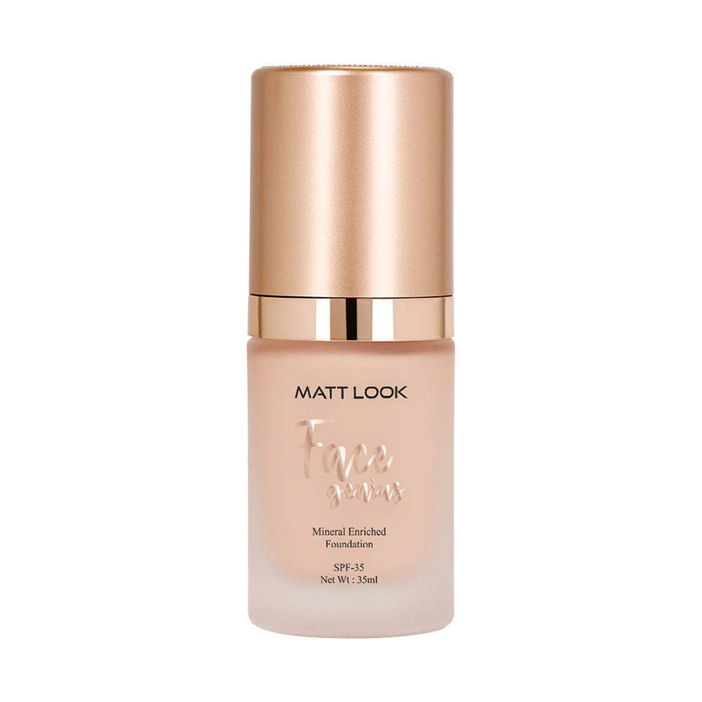 Matt look Face Genius Mineral Enriched Weightless Matt Finish Foundation