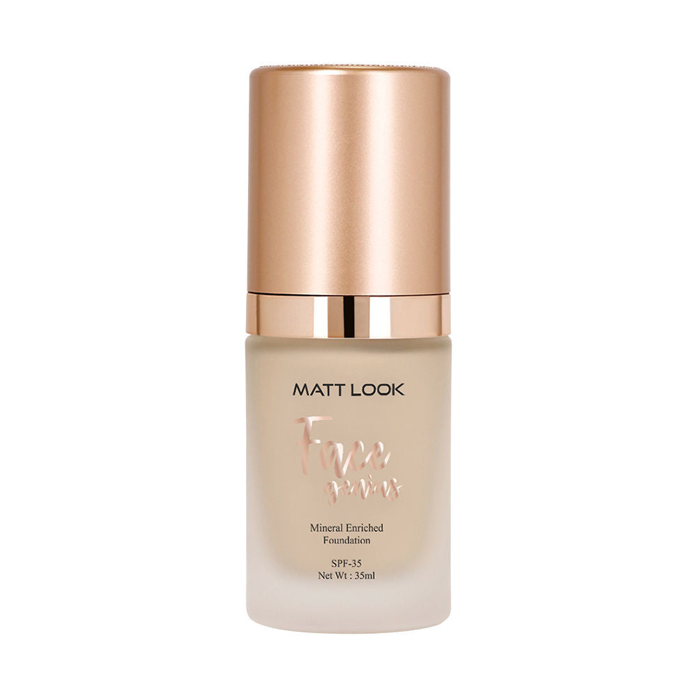 Matt look Face Genius Mineral Enriched Weightless Matt Finish Foundation
