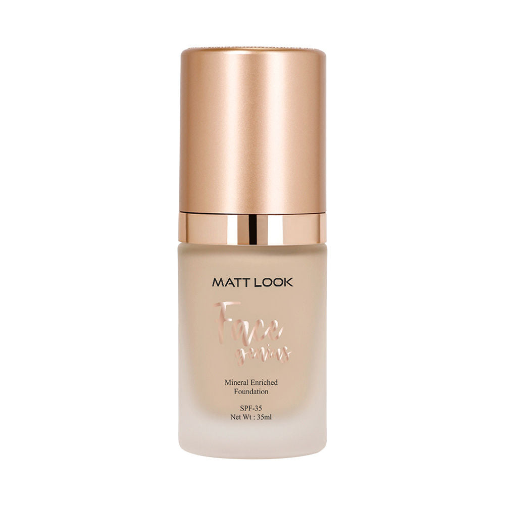 Matt look Face Genius Mineral Enriched Weightless Matt Finish Foundation
