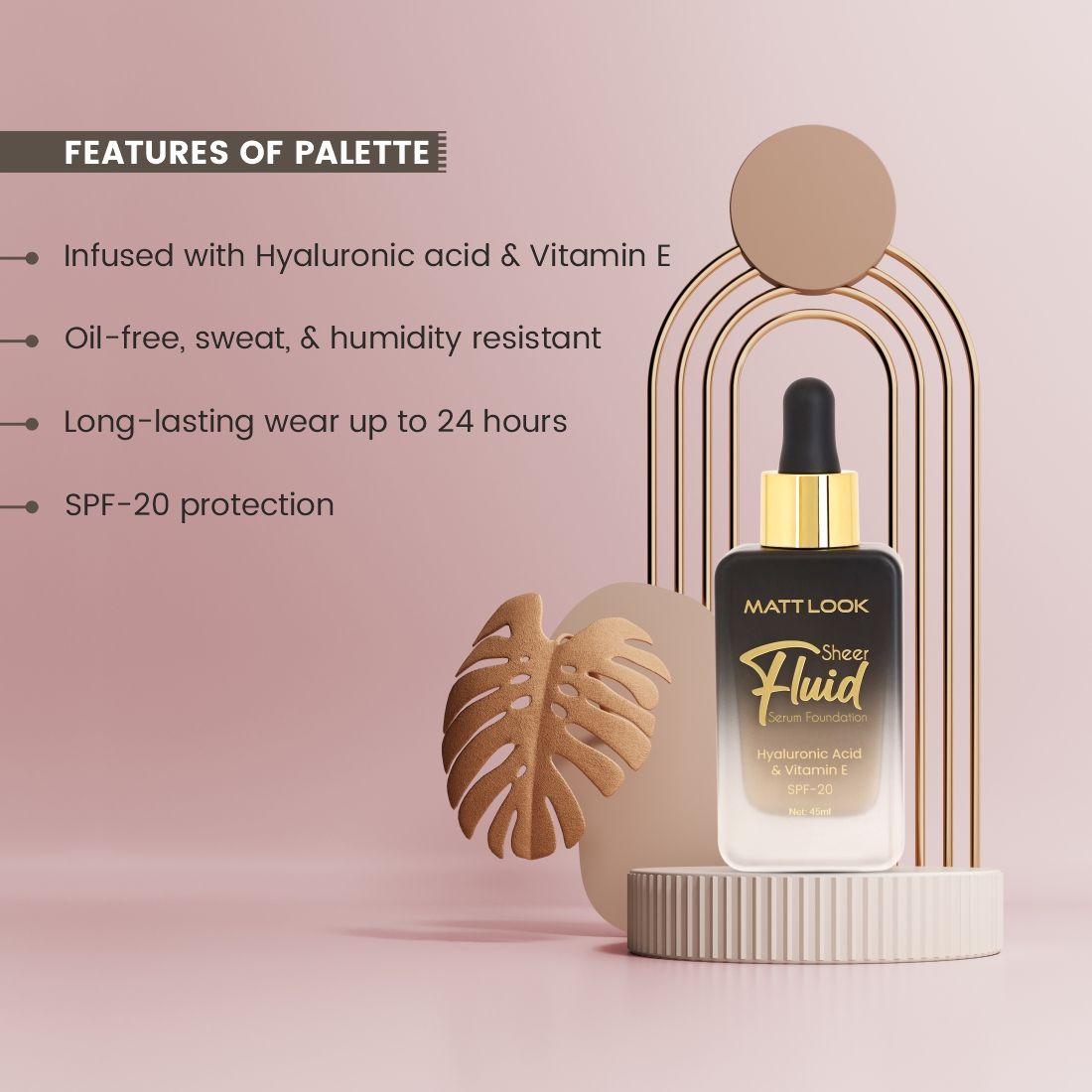 Matt look Sheer Fluid Serum Foundation