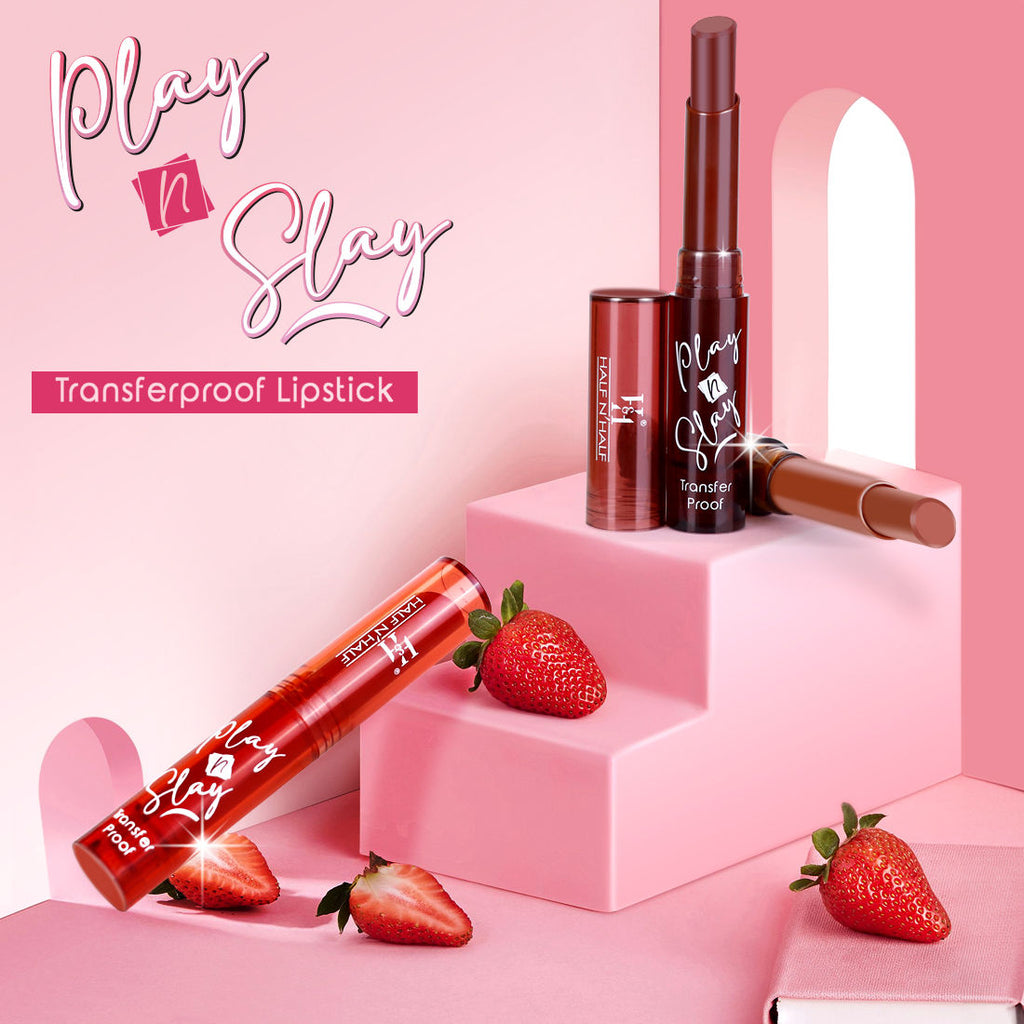 Half N Half Play n Slay Velvette Smooth Transferproof Lipstick