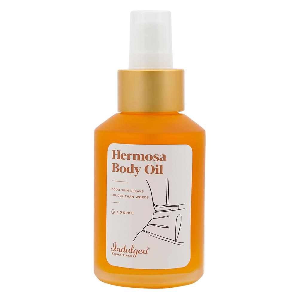 Indulgeo Essentials Hermosa Body Oil For Women, Helps in Reducing Dryness & Dullness