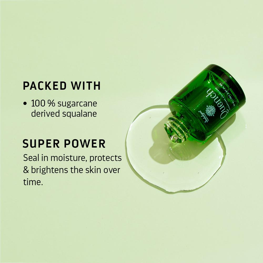 Indulgeo Essentials 100% Sugarcane Quench Squalane - Lightweight Non Sticky Moisturizing Oil