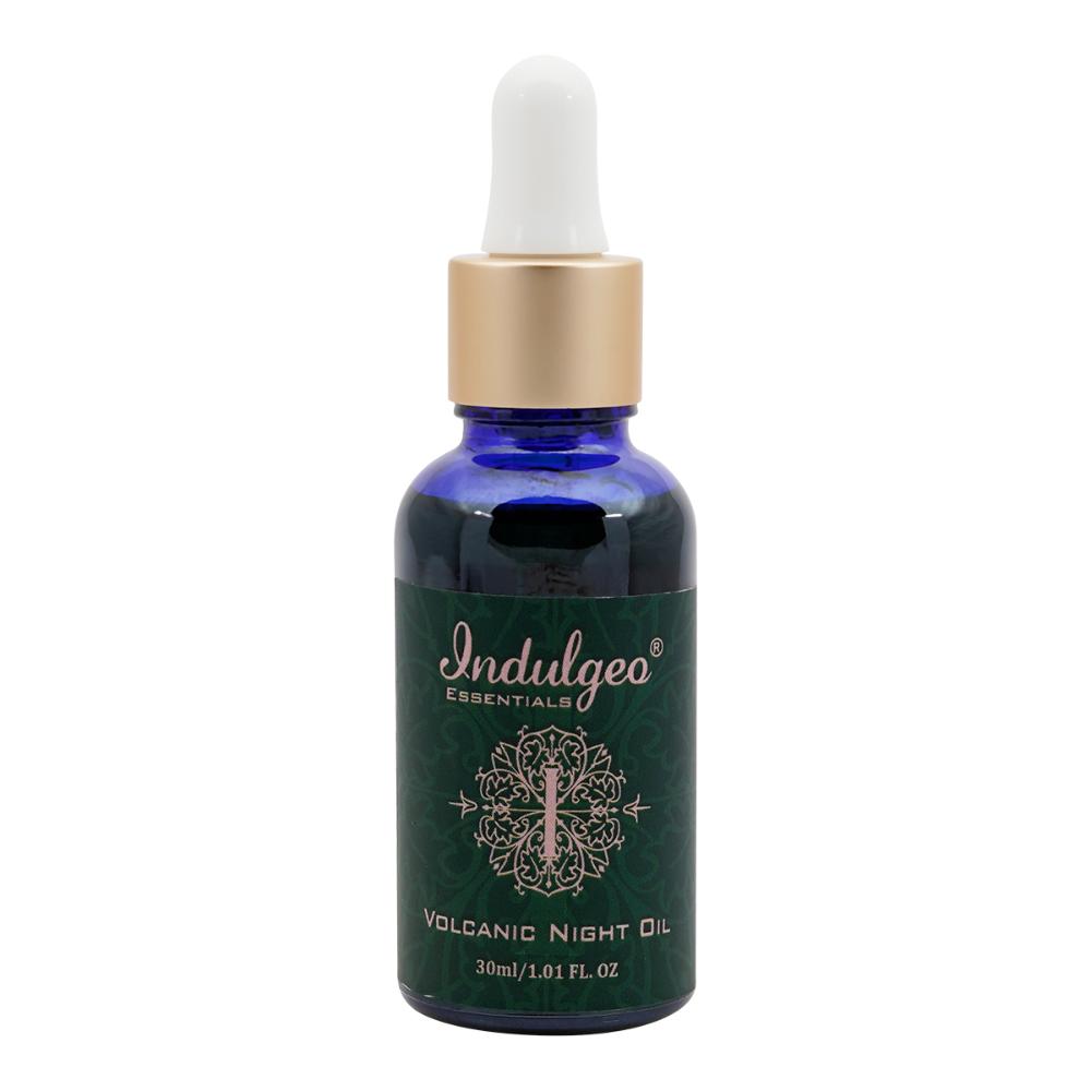 Indulgeo Essentials Volcanic Night Oil For Oily Acne Prone Skin With Tamanu Oil