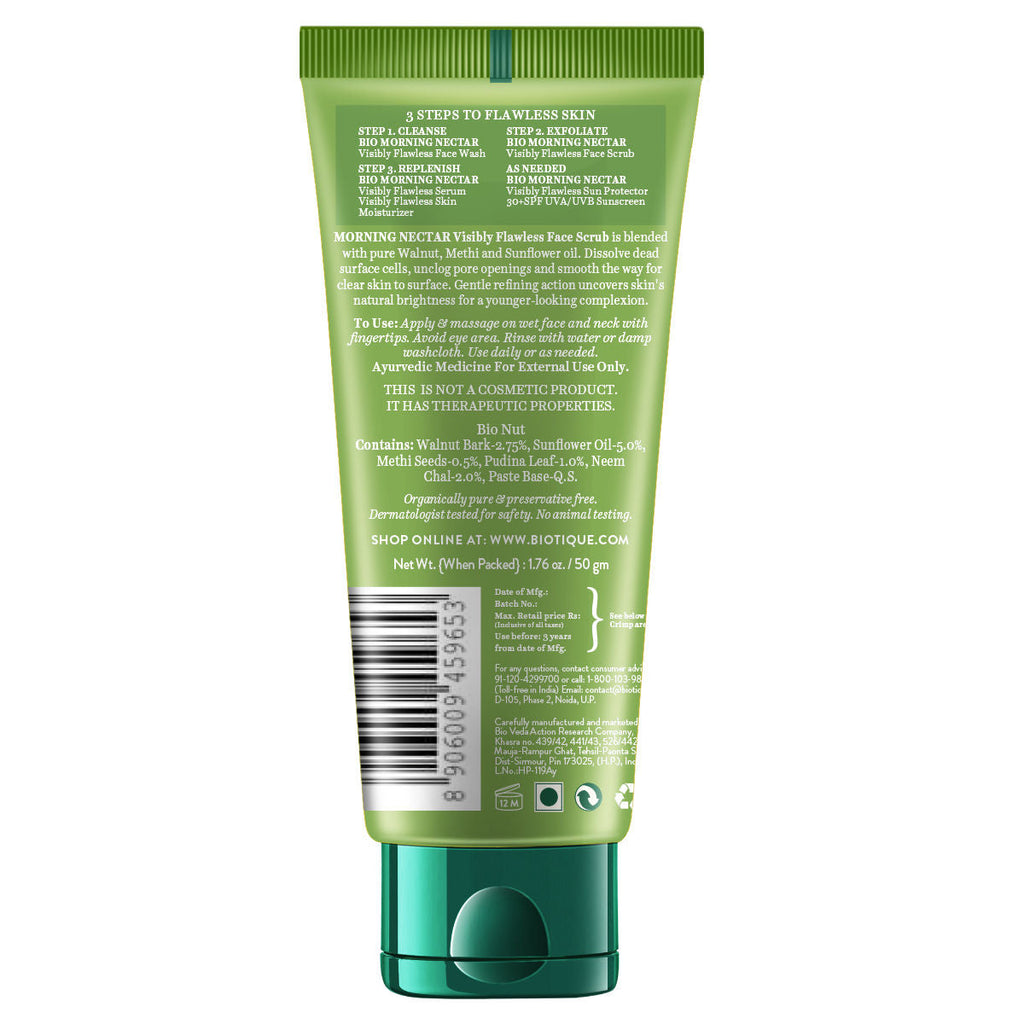 Biotique Morning Nectar Nourish & Hydrate Face Scrub