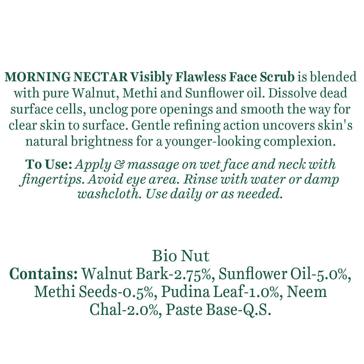 Biotique Morning Nectar Nourish & Hydrate Face Scrub