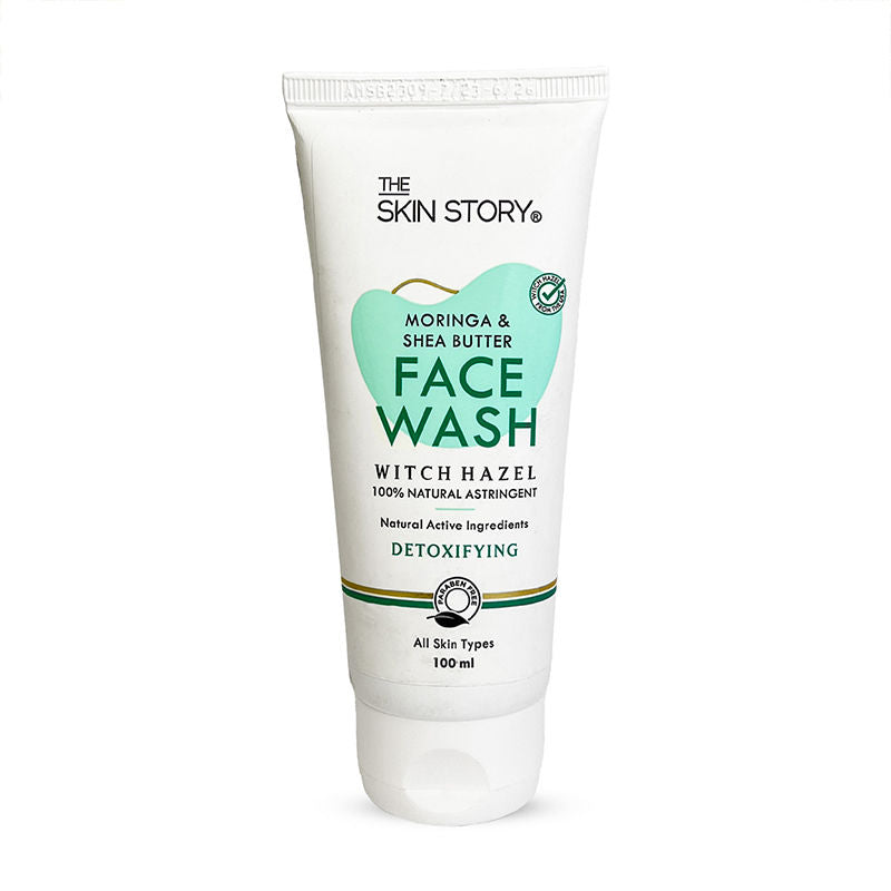 The Skin Story Moringa Shea Butter Face Wash - Reduces Acne Breakouts, Minimizes Pores, Oil Control