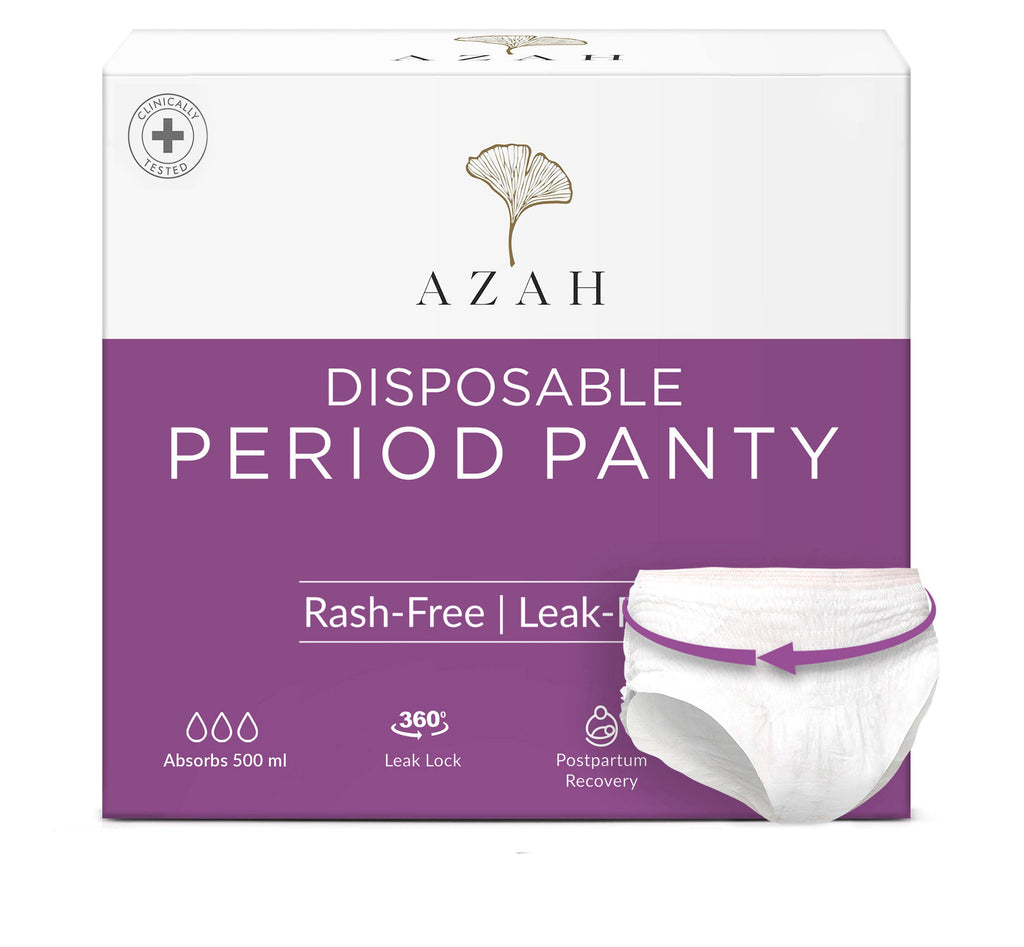 Azah XXXL Night Sanitary Pads For Women, Extra Large Night Pads , 3x More Leakproof - Box of 8