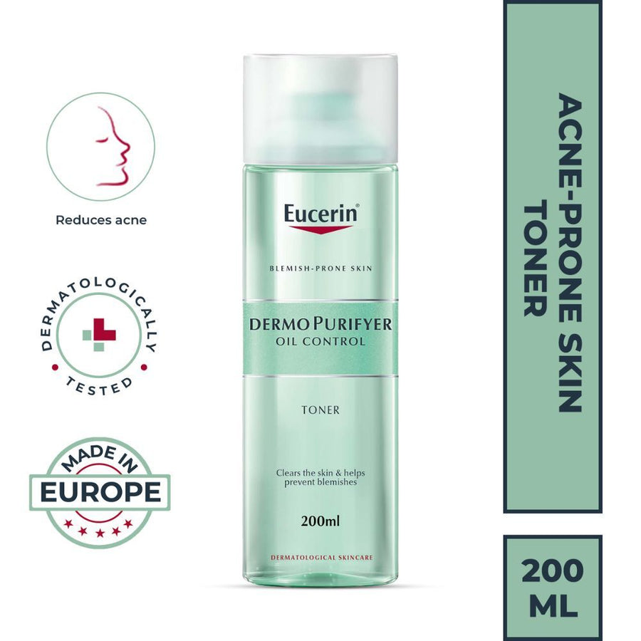 Eucerin DermoPurifyer Oil Control Facial Toner With Lactic Acidfor Blemish & Acne-Prone Skin
