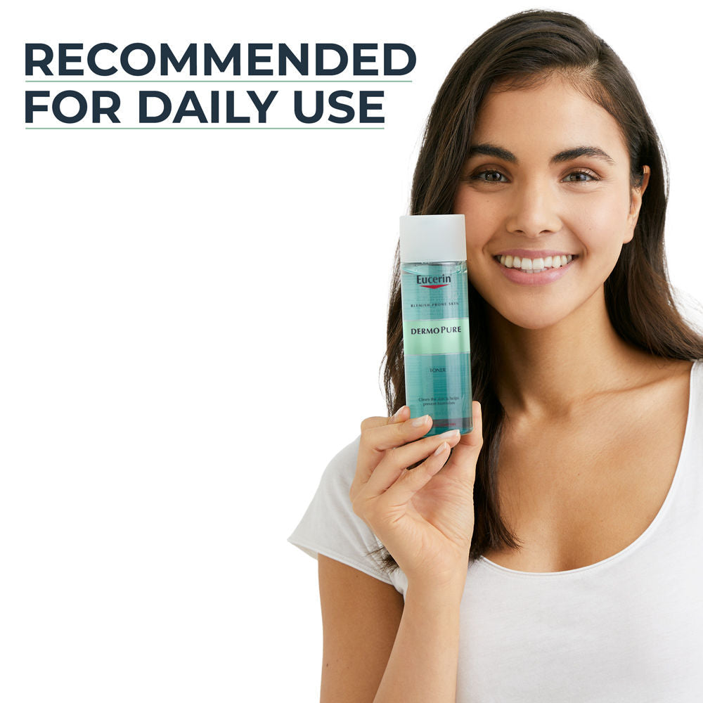 Eucerin DermoPurifyer Oil Control Facial Toner With Lactic Acidfor Blemish & Acne-Prone Skin