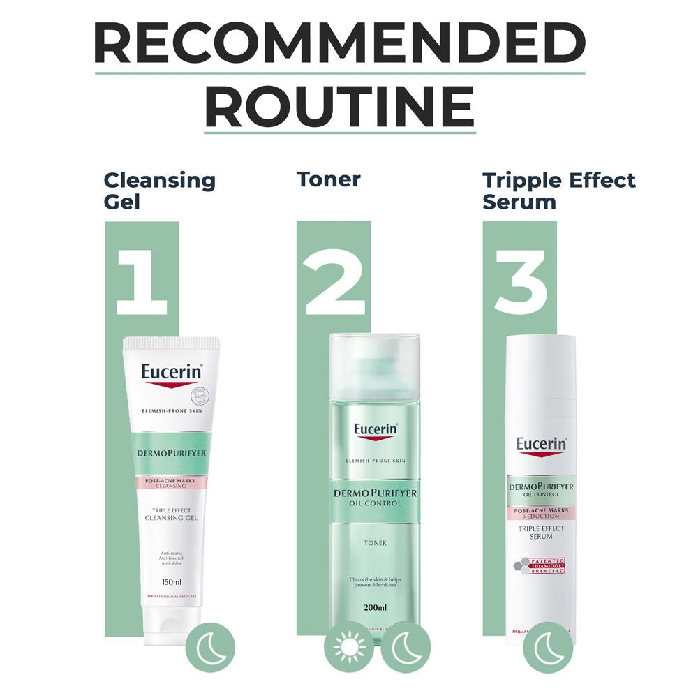 Eucerin DermoPurifyer Oil Control Facial Toner With Lactic Acidfor Blemish & Acne-Prone Skin