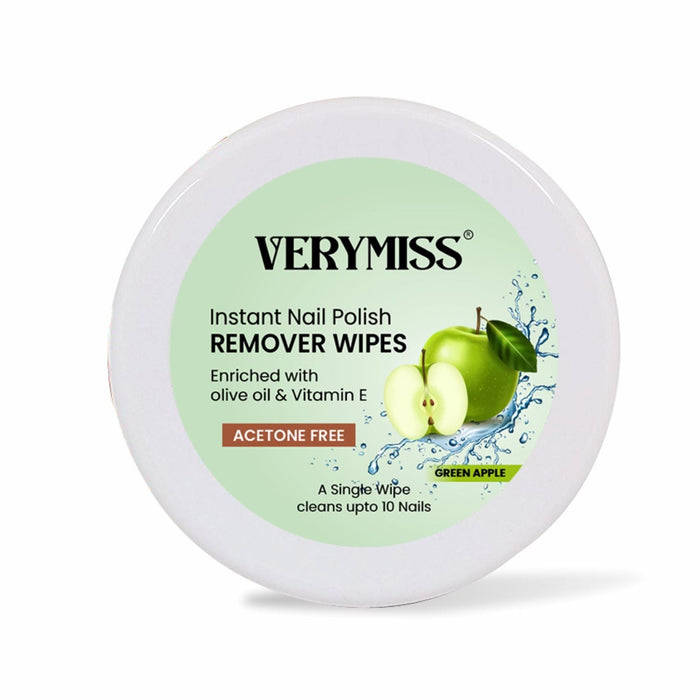 VERYMISS Instant Nail Polish Remover Wipes - 03 Green Apple
