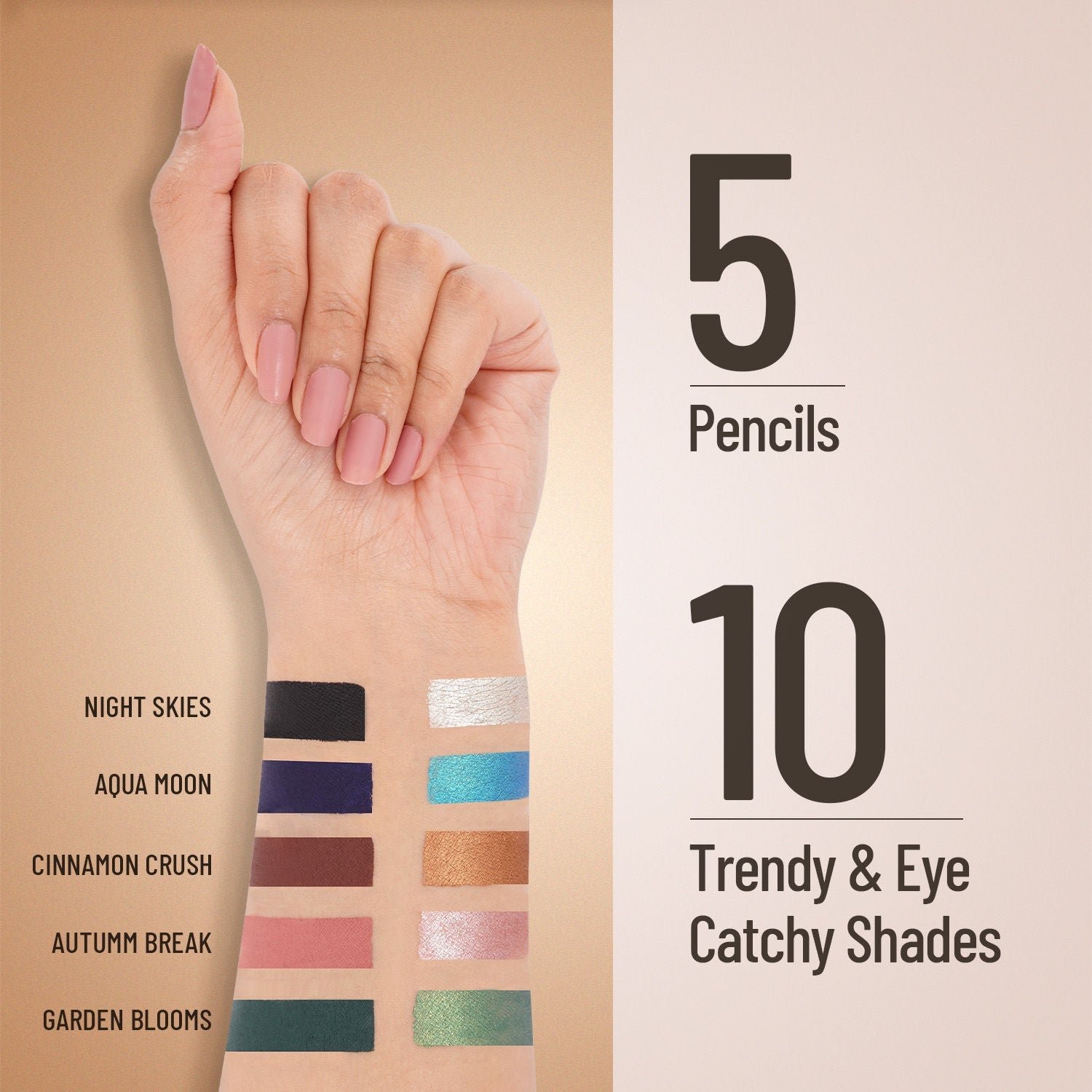 Swiss Beauty Chrome & Matte Twin Eyeshadow