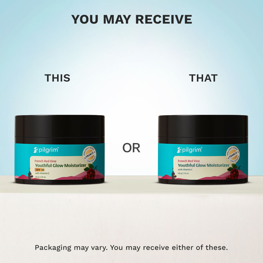 Pilgrim French Red Vine Youthful Glow Moisturizer SPF 30 with Vitamin C
