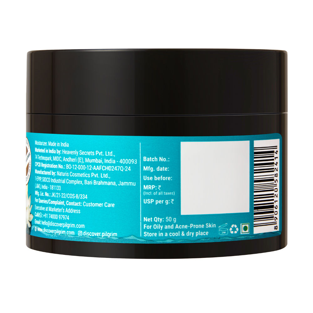 Pilgrim Oil-Free Gel Moisturiser with Hyaluronic Acid for Acne