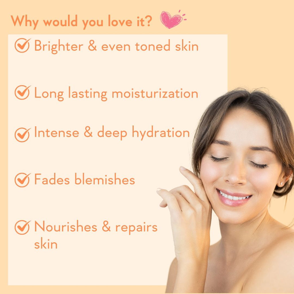 WishCare Multi-Vitamin Brightening Body Lotion for Glowing Skin-Reduces Pigmentation & Dark Spots