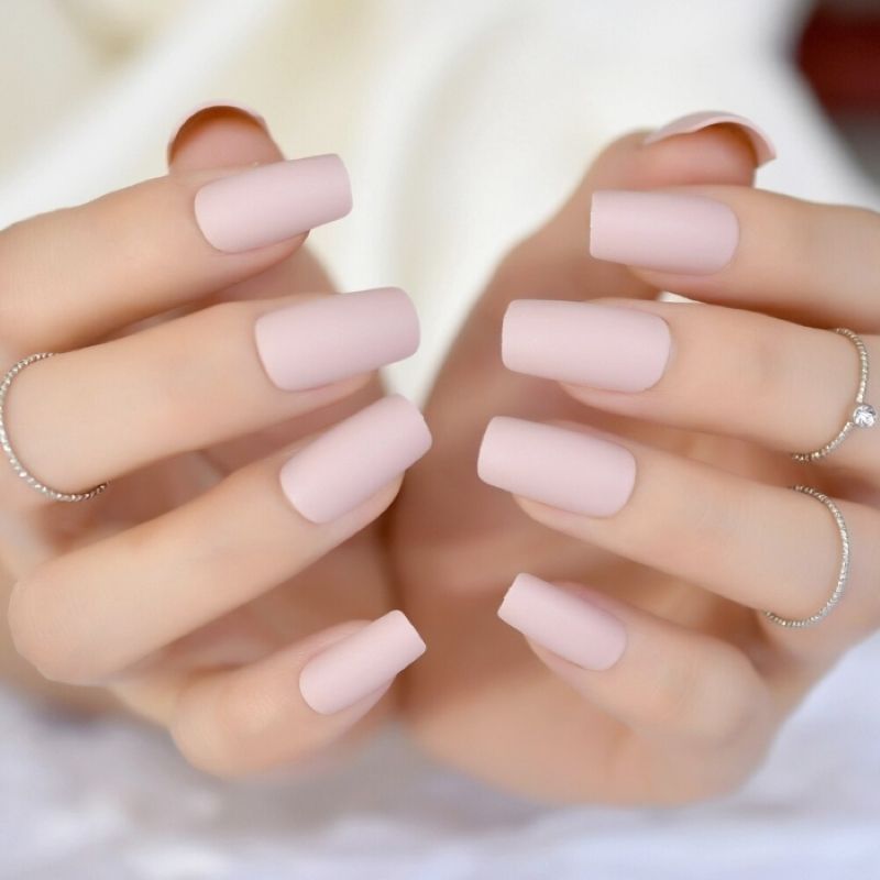 Pep Nails Rose Super Natural Matte Nude Press On Nails