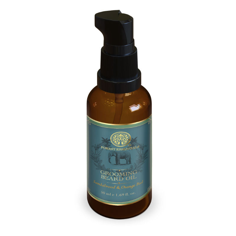 Forest Essentials Grooming Beard Oil - Light, Non Sticky, Natural Beard Growth Oil For Daily Use