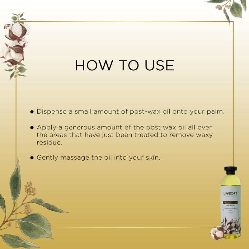 Biosoft Cotton Seed Oil Post Waxing Gel