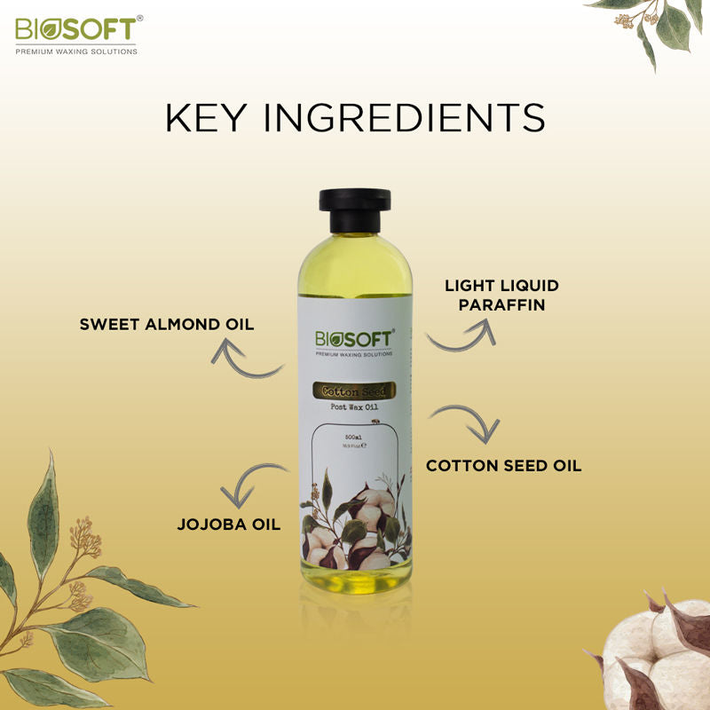 Biosoft Cotton Seed Oil Post Waxing Gel