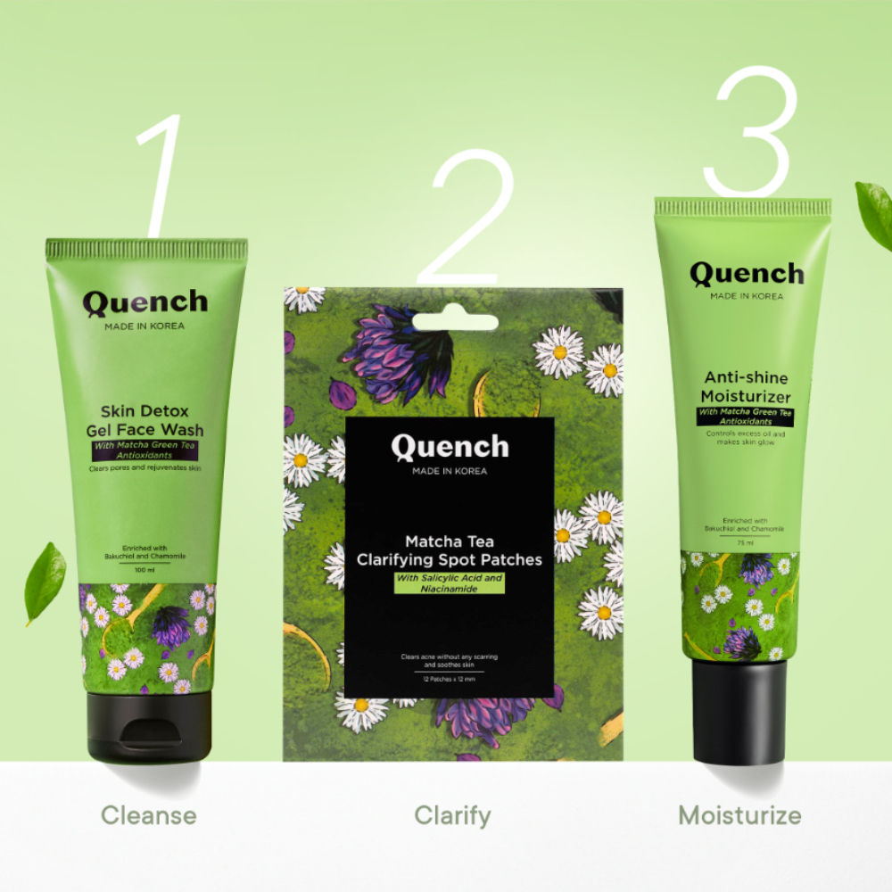 Quench Matcha Tea Clarifying Acne Patches