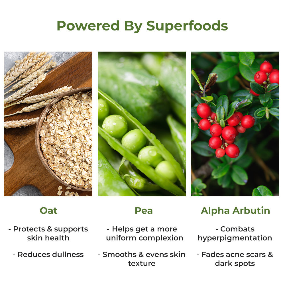 Naturali Pigmentation Corrector Moisturiser with Superfoods Oat, Pea & Alpha Arbutin