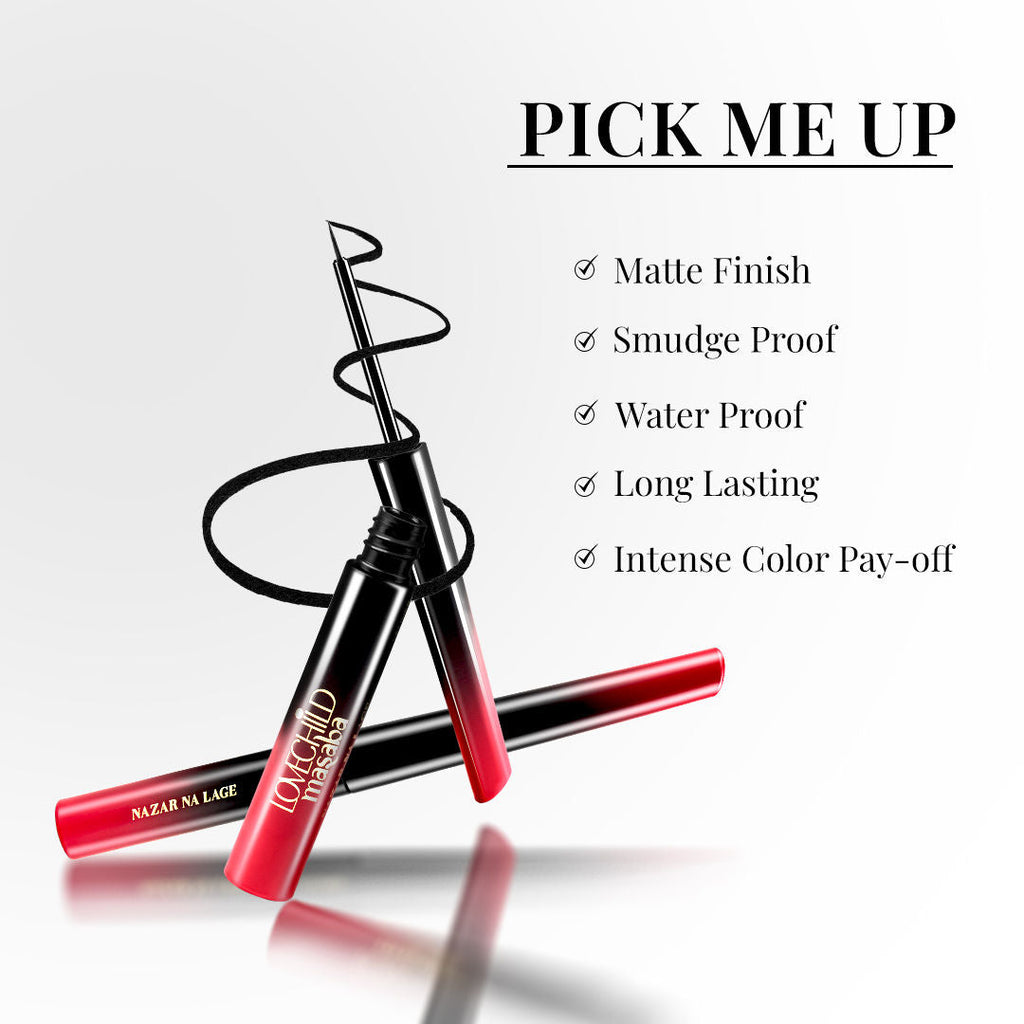 LoveChild Masaba 24 Hr Smudge Proof Liquid Eyeliner - Intense Black