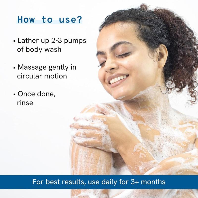 Be Bodywise Hyaluronic Acid Body Wash For Dry Skin - With 3 Essential Ceramides & Aloe Vera Extract